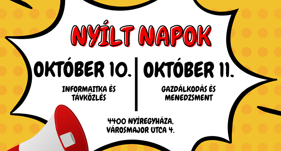 NYÍLT TANÍTÁSI NAP