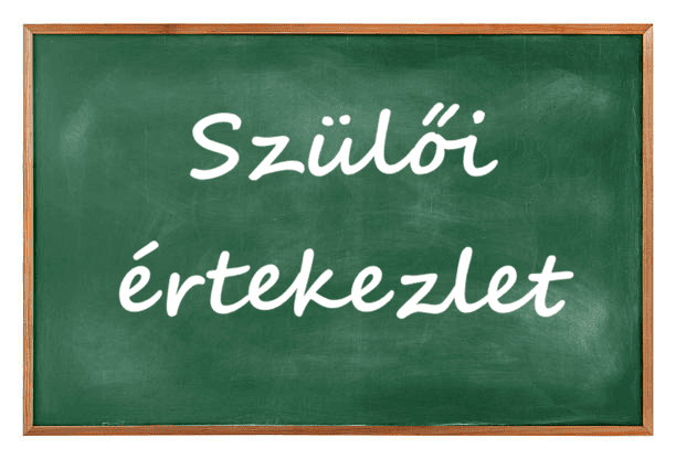 Szülői értekezlet 2025/2026-os tanév II. félév